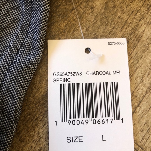 Michael Kors Charcoal Gray Short Sleeve Shirt Lg - Picture 8 of 10